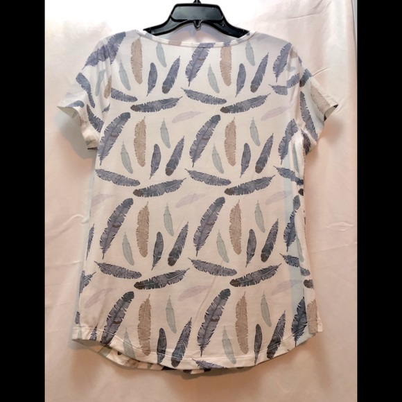 Kismet Multi Coloured Feather T-Shirt - Picture 5 of 5